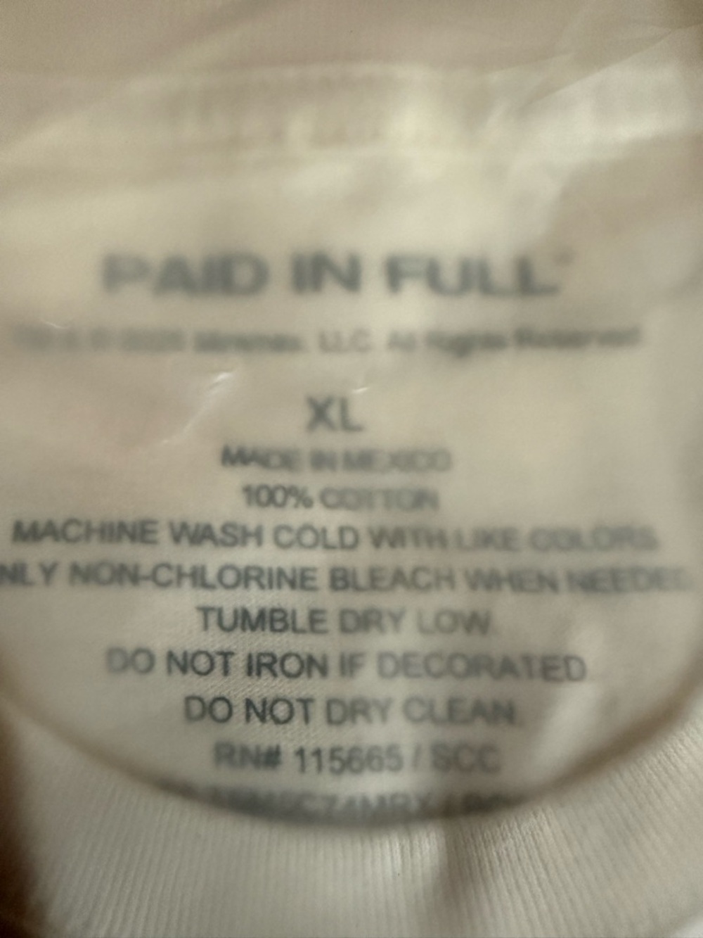 Men’s Paid in Full Graphic T shirt - Picture 4 of 4